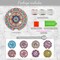 8 Pcs Diamond Painting Car Coasters with Cork Base – DIY Mandala Art Kits for Adults – Universal Automotive Cup Holder Inserts – Absorbent Rhinestone Coaster Set for Home Table & Vehicle Interior – 250th Anniversary Commemorative Gift Activity